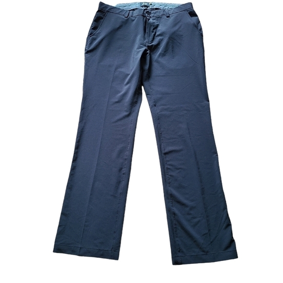 Sligo black straight leg  zip-up front mens golf sport pants - Picture 7 of 11